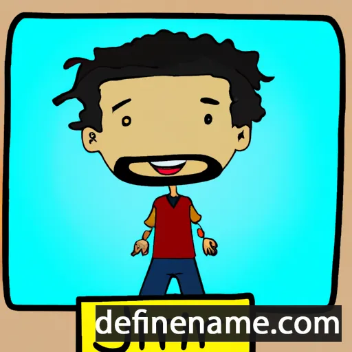 cartoon of the name Iraaj