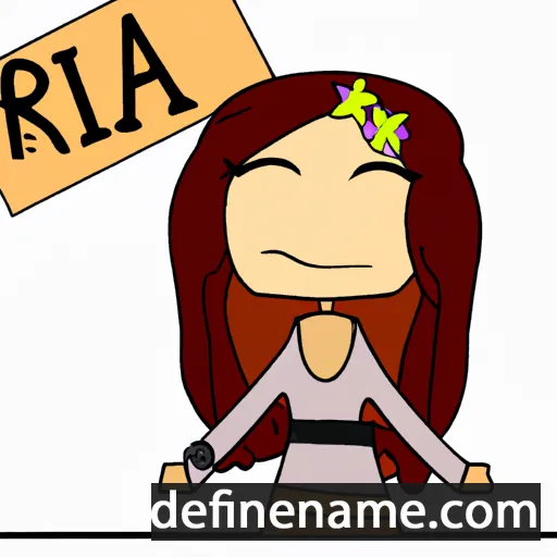 cartoon of the name Irada