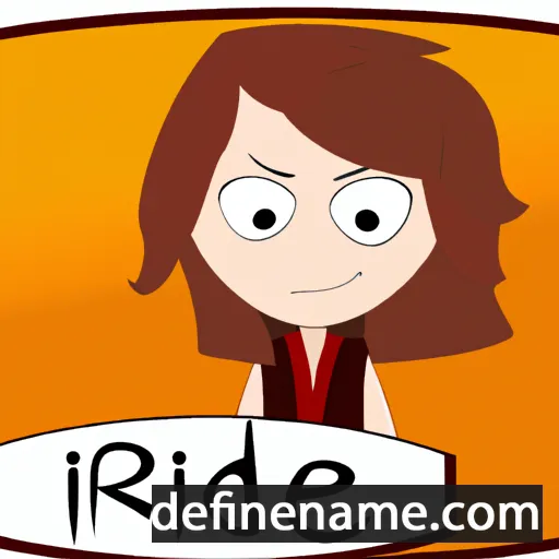 Iraide cartoon