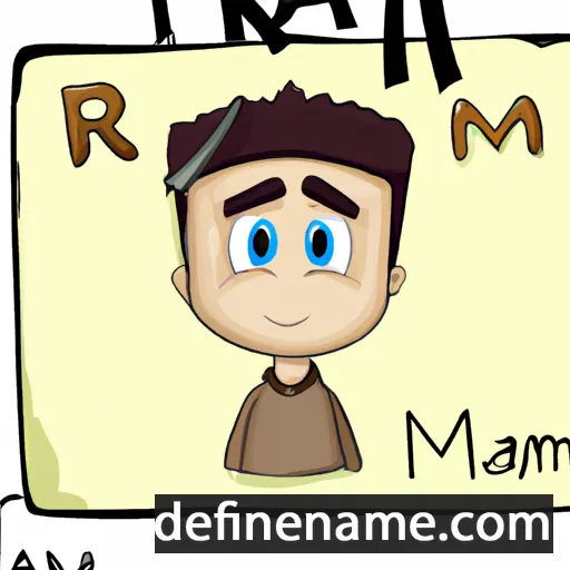 cartoon of the name Iram