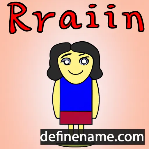 cartoon of the name Irani