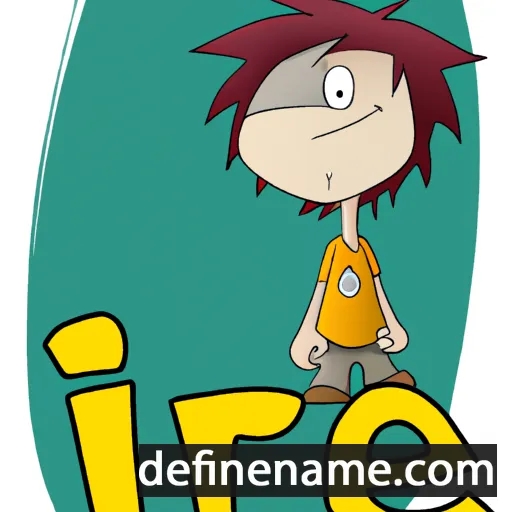 cartoon of the name Ire