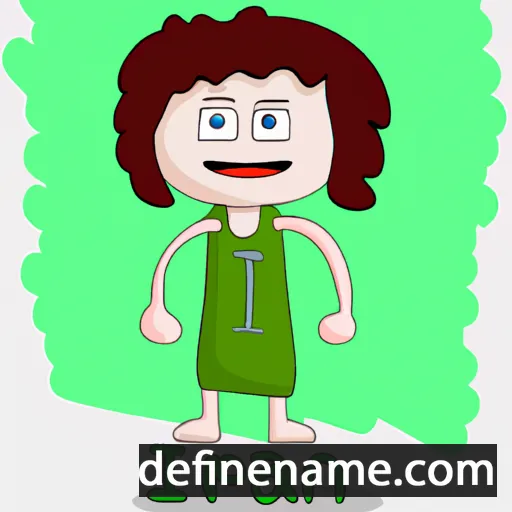 cartoon of the name Irean