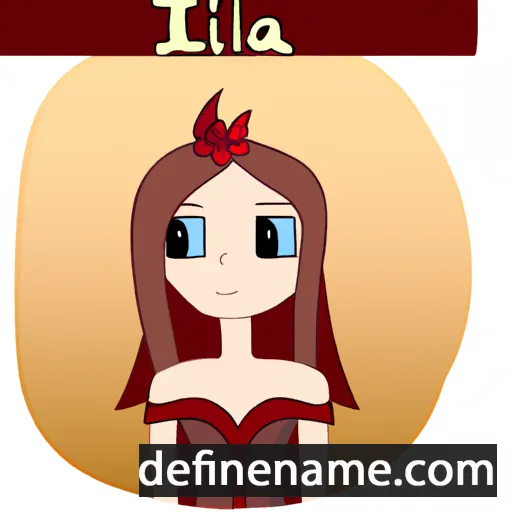 cartoon of the name Irelia