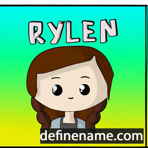 cartoon of the name Irelyn