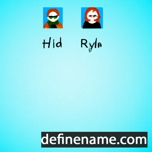 cartoon of the name Irelynd