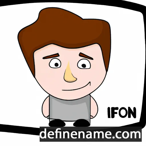 cartoon of the name Irfon