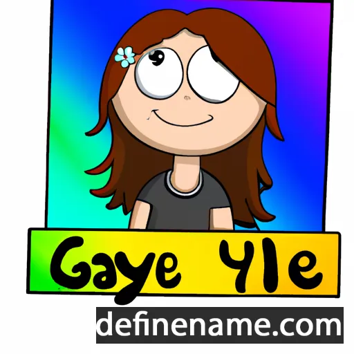 cartoon of the name Gayle