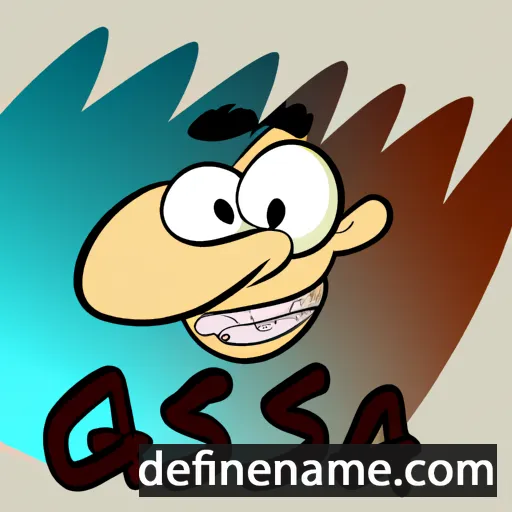 cartoon of the name Gazsi