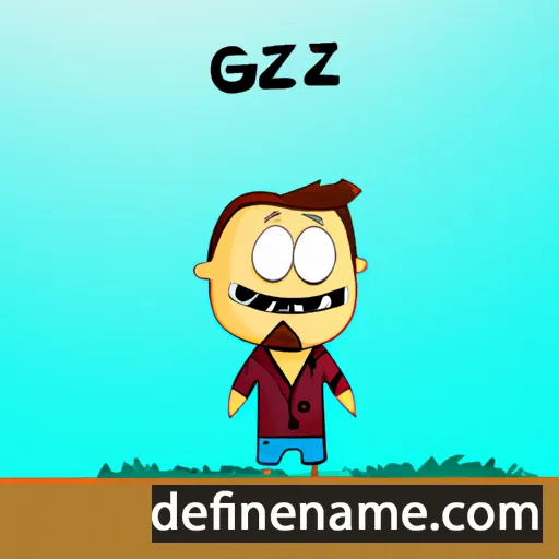 cartoon of the name Géza