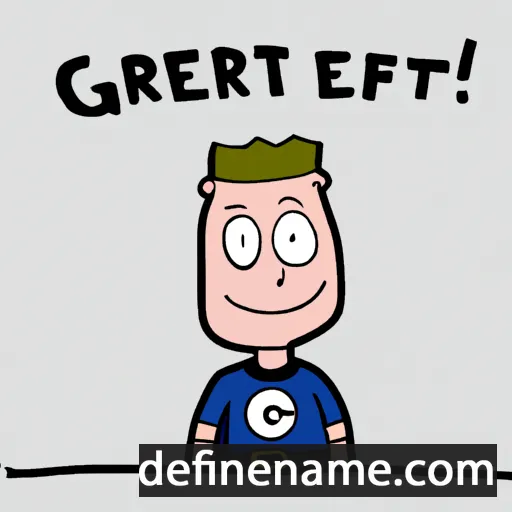 cartoon of the name Geert