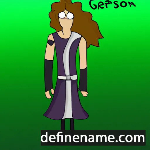 cartoon of the name Gefion