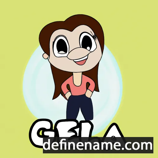 cartoon of the name Gela