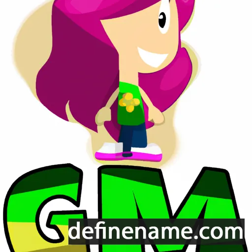 cartoon of the name Gema