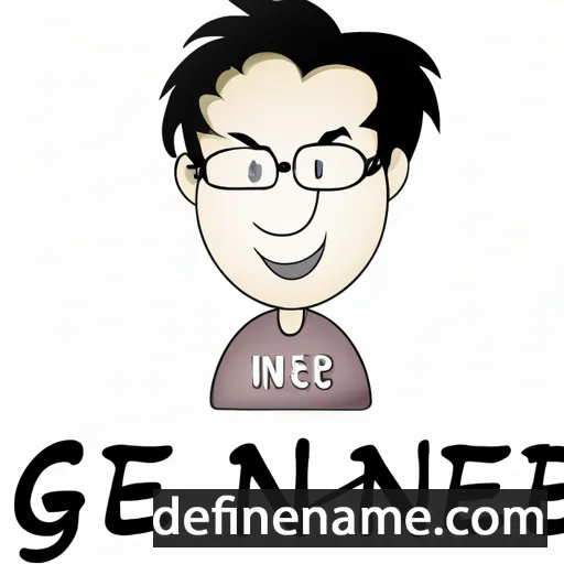 cartoon of the name Gene