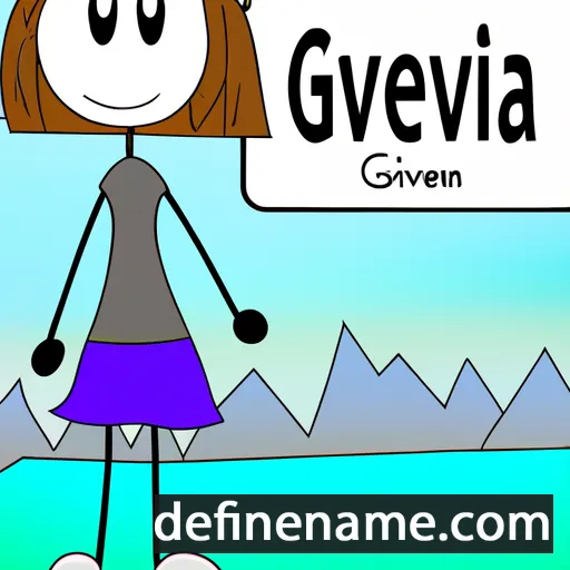 cartoon of the name Geneva