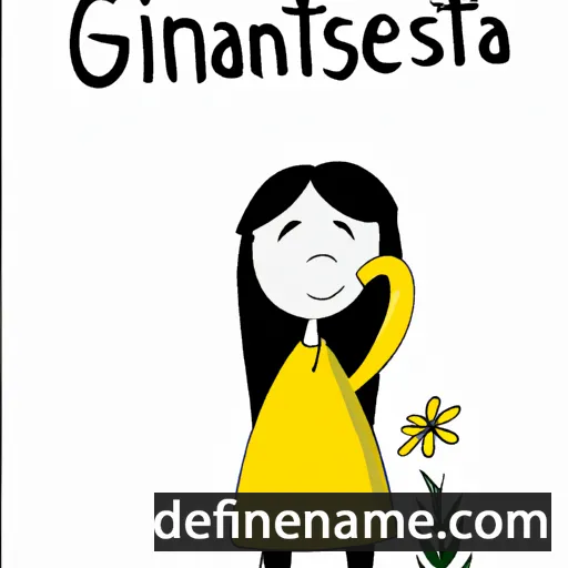 cartoon of the name Genista