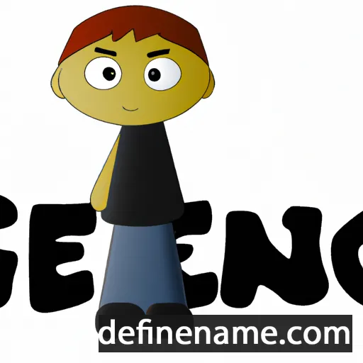 cartoon of the name Genko