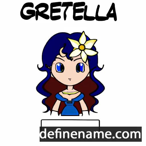 cartoon of the name Gentiana