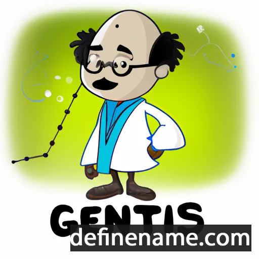 cartoon of the name Gentius