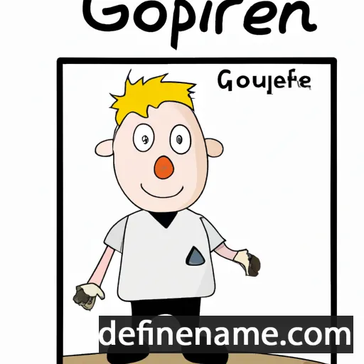 cartoon of the name Geoffroy