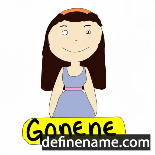 cartoon of the name Georgene