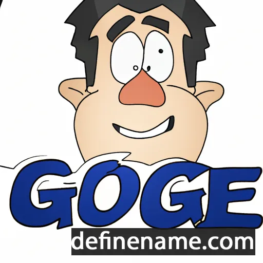 cartoon of the name Georges