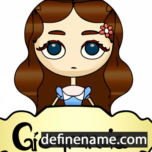 cartoon of the name Georgina