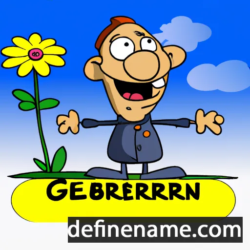 cartoon of the name Gerbern