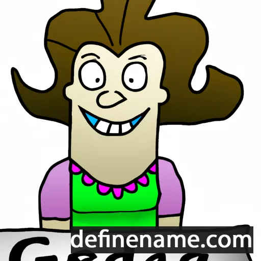 cartoon of the name Gerda