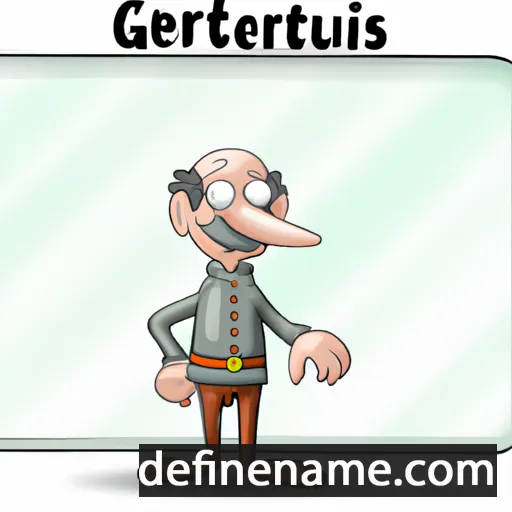 cartoon of the name Geretrudis