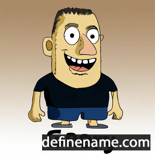 cartoon of the name Gergely