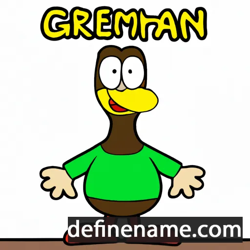 cartoon of the name Germano