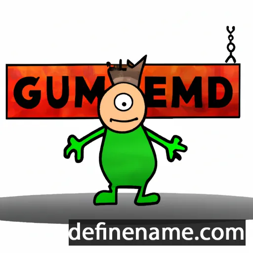 cartoon of the name Germund