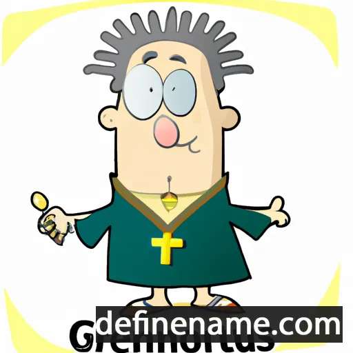 cartoon of the name Gerontius