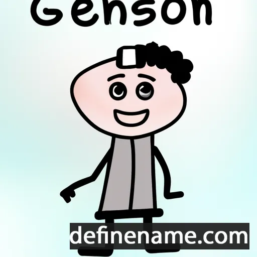 cartoon of the name Gershon