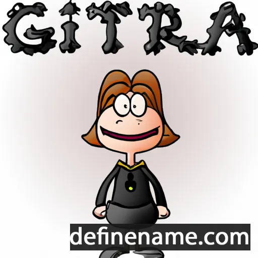 cartoon of the name Gerta