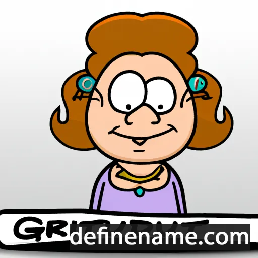 cartoon of the name Gertraud