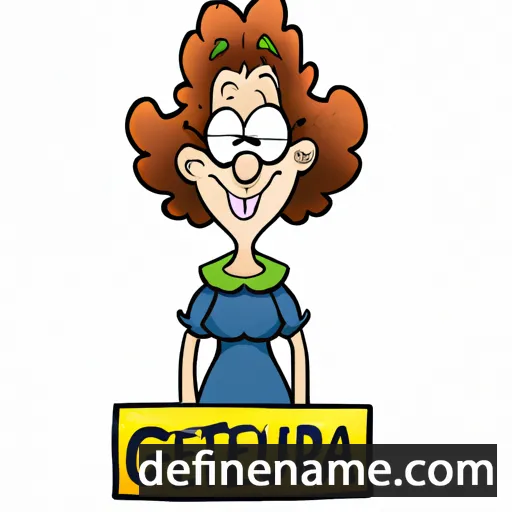 cartoon of the name Gertruda