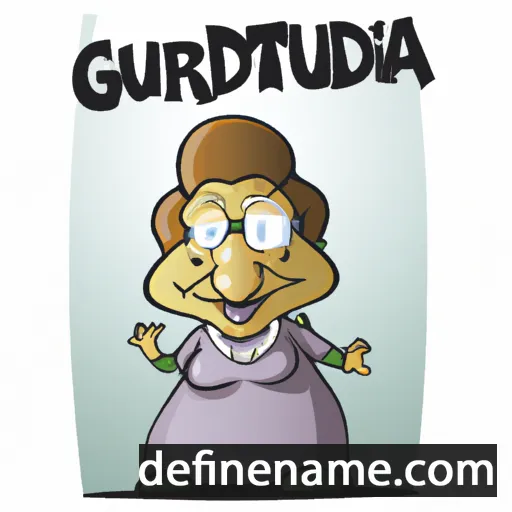 cartoon of the name Gertruida