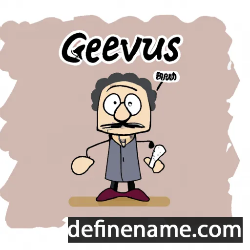 cartoon of the name Gervasius