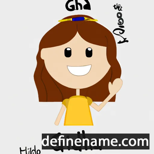 cartoon of the name Ghada