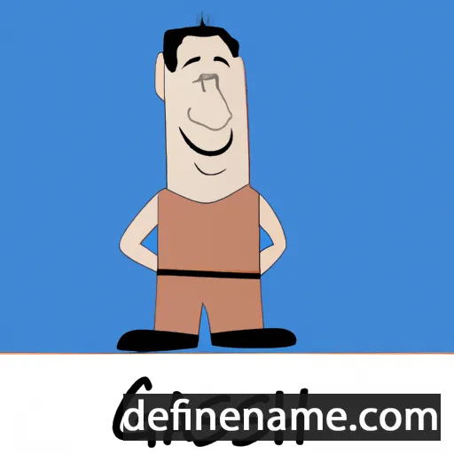 cartoon of the name Ghassan