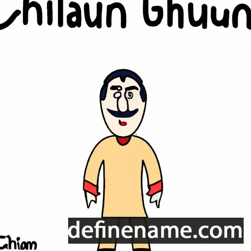 cartoon of the name Ghulam