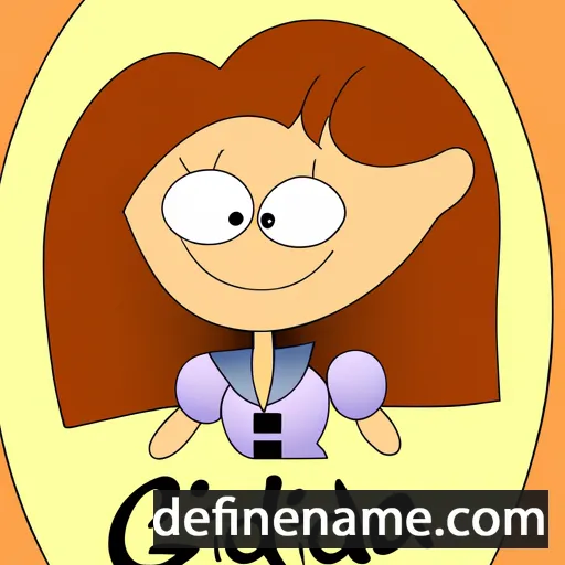 cartoon of the name Giada