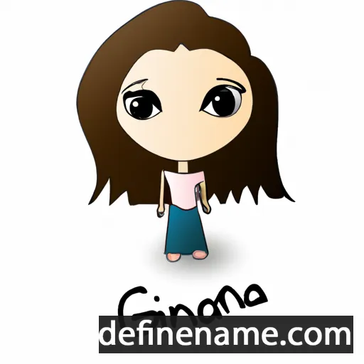 cartoon of the name Giana