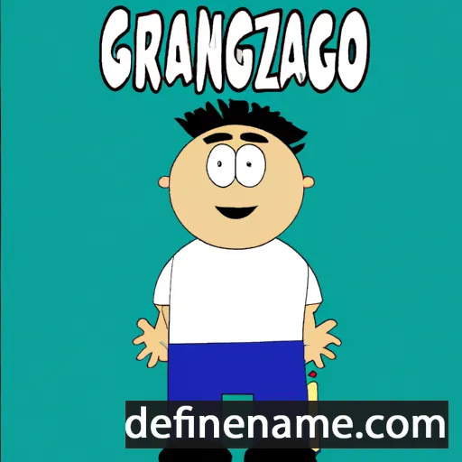 cartoon of the name Gianfranco