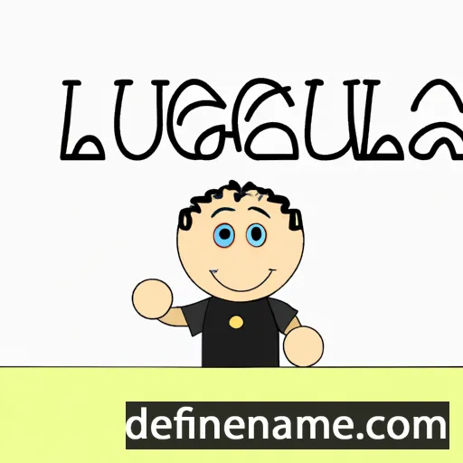 cartoon of the name Gianluca