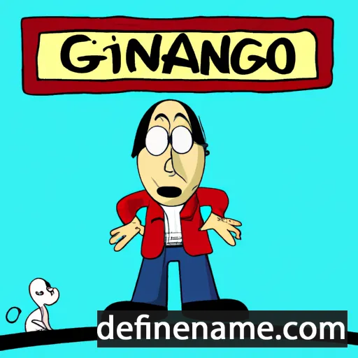 cartoon of the name Giannino