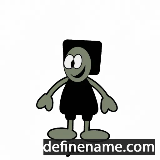 cartoon of the name Gidie